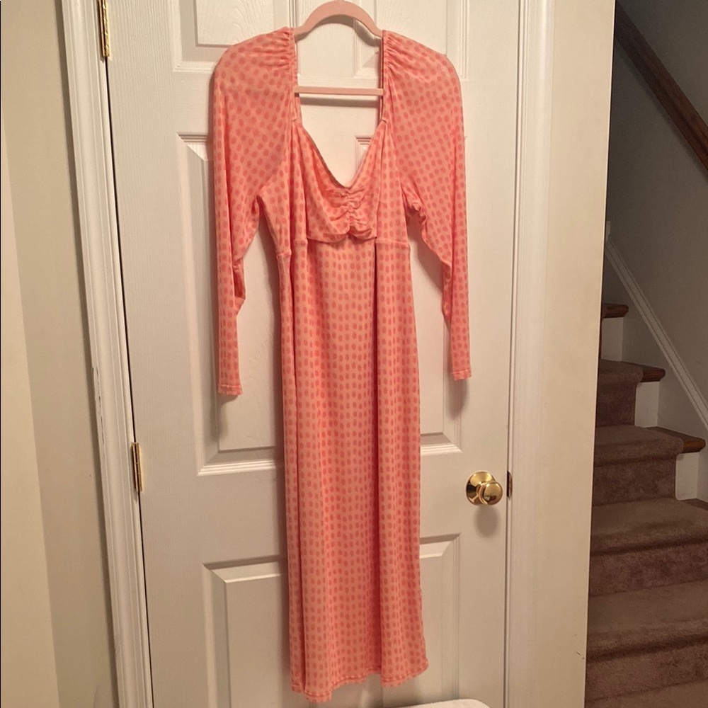Brand New House of AAMA Pink Maxi Dress…size XXL